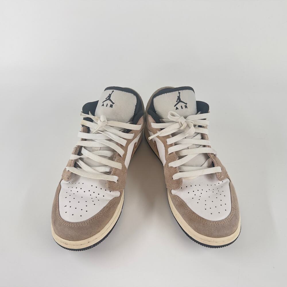 Air Jordan 1 Low SE Craft DZ5368-201 Beige Brown White Youth 7Y Shoes
